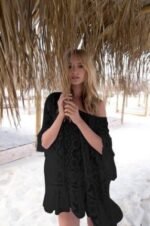 Lace embroidered beach dress - Image 8