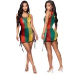 Color Beach Cover-up Vest Dress - Image 7