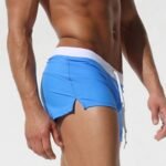 Zipper back pocket swim trunks - Image 2