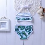 Baby Girls Swimsuit 2PCS Summer Kids Split Swimwear Girls Ki - Image 2