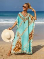 19 Colors Beach Cover-up Bohemian Beach Dress Plus Size - Image 6
