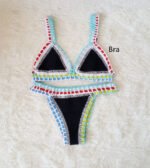 Women's Fashion Woven Bikini Split Swimming Costume - Image 8