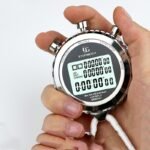 YS-510 Metal Stopwatch Three Rows 10 Channels 100 Track And Field Training Electronic Timer - Image 3