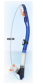 Snorkeling Sambo Set Full Dry Snorkel Large Frame Anti-fog Myopia Goggles Swimming Equipment Mask - Image 2