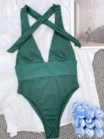 One-piece Swimsuit Patchwork Swimsuit Bikini - Image 6