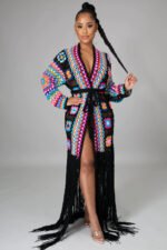 Women's Cardigan Handmade Crochet Beach Cover-up - Image 6