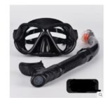 Snorkeling Sambo Set Full Dry Snorkel Large Frame Anti-fog Myopia Goggles Swimming Equipment Mask - Image 8