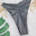 Women's Metal Chain Pearl And Shell Accessory Swimwear Strappy Swimming Costume - Image 2