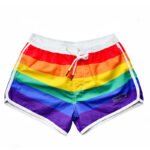 Rainbow Swimwear Men Swim Shorts Beach Swimming Trunks - Image 5