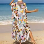 19 Colors Beach Cover-up Bohemian Beach Dress Plus Size - Image 3